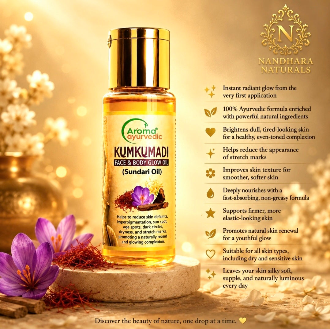 Kumkumadi Face and Body Glow Oil (30ml)