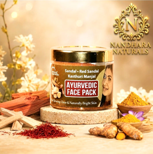 Sandal, Red Sandal, Kasthuri Manjal Ayurvedic Face Pack