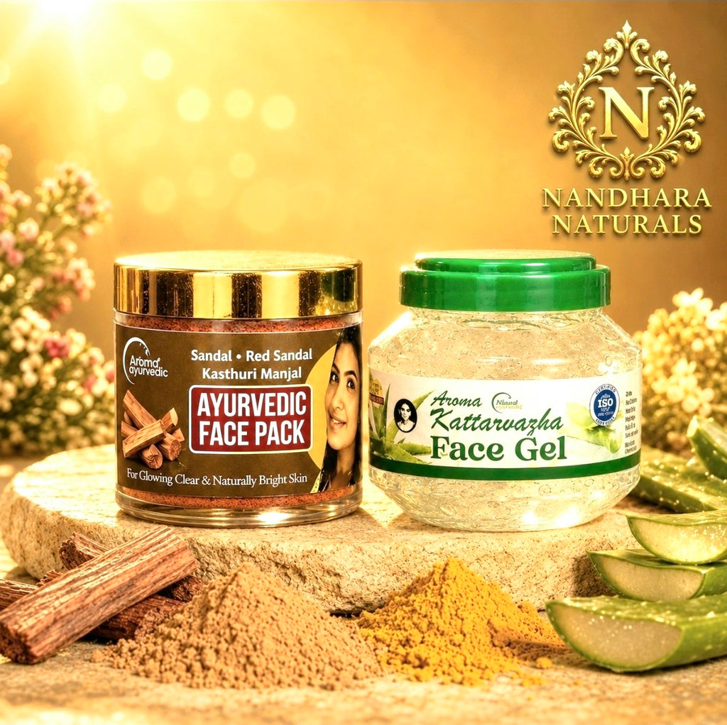 Face Pack (50gm)+ Aloe Vera Gel (500gm) (Combo)