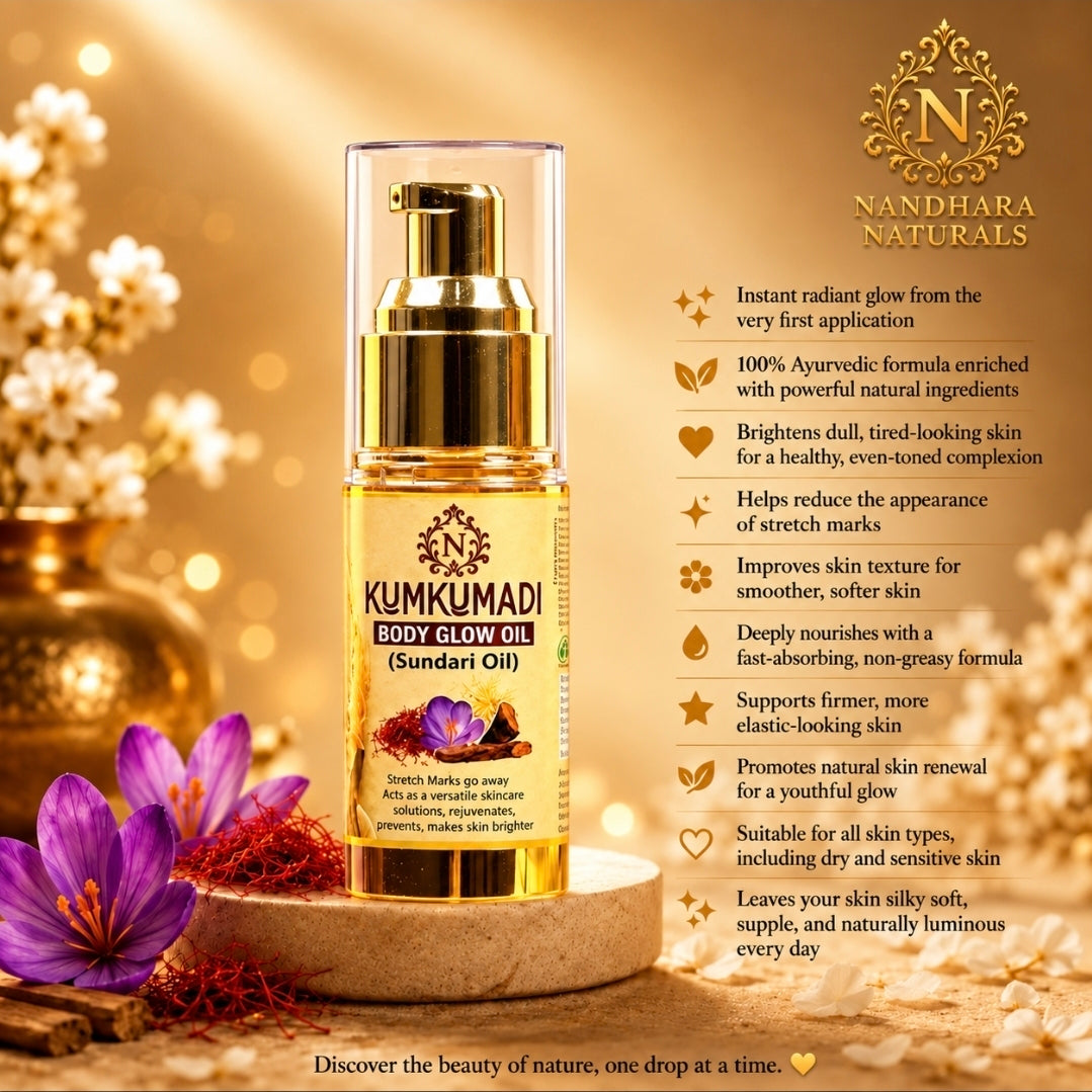 Kumkumadi Body Glow Oil (Sundari Oil) 50ML