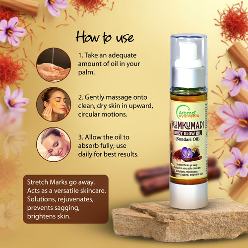 Kumkumadi Body Glow Oil (Sundari Oil) 50ML