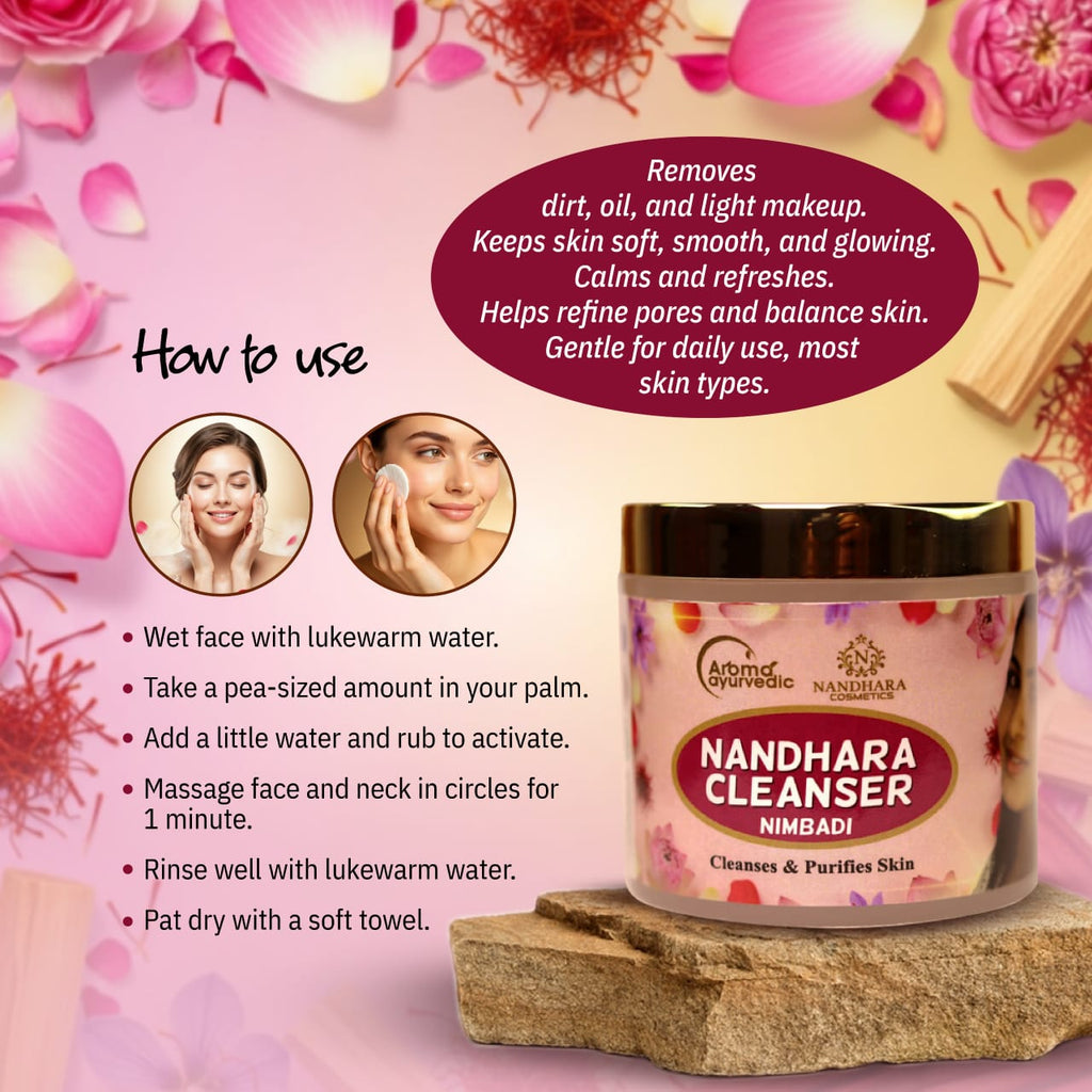 KUMKUMADI GLOW OIL 30ML + CLEANSER 50GM COMBO