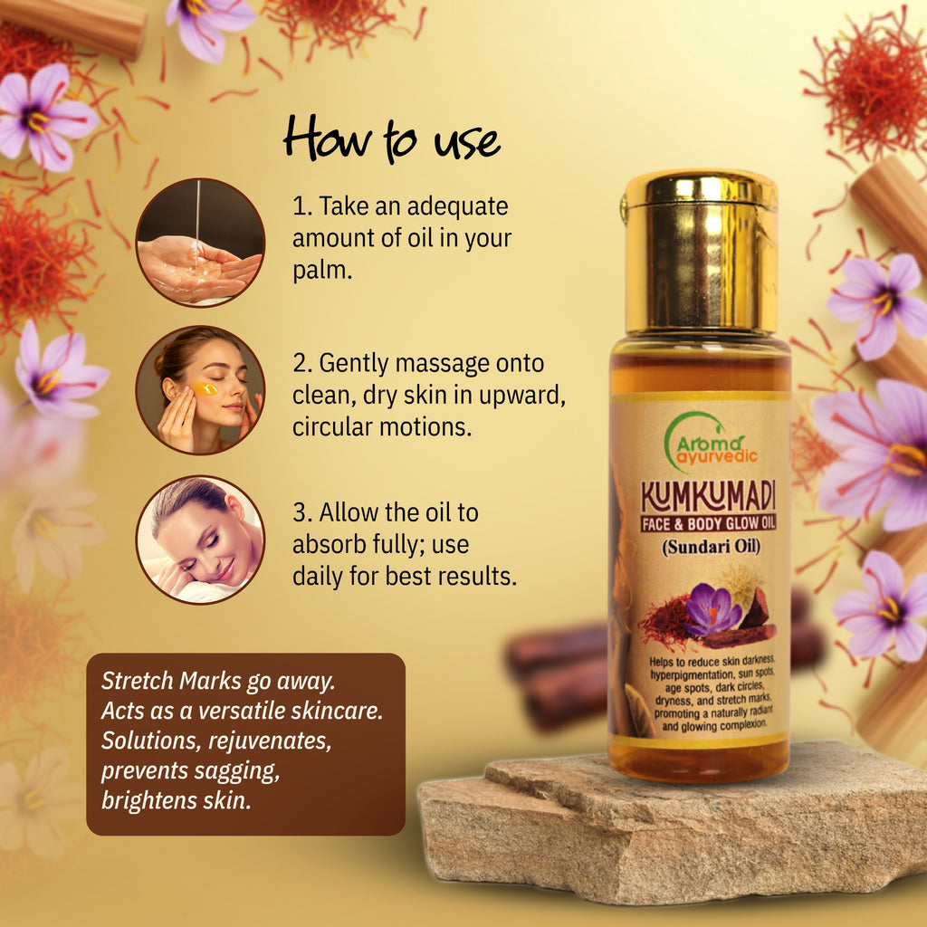 Kumkumadi Face and Body Glow Oil (30ml)