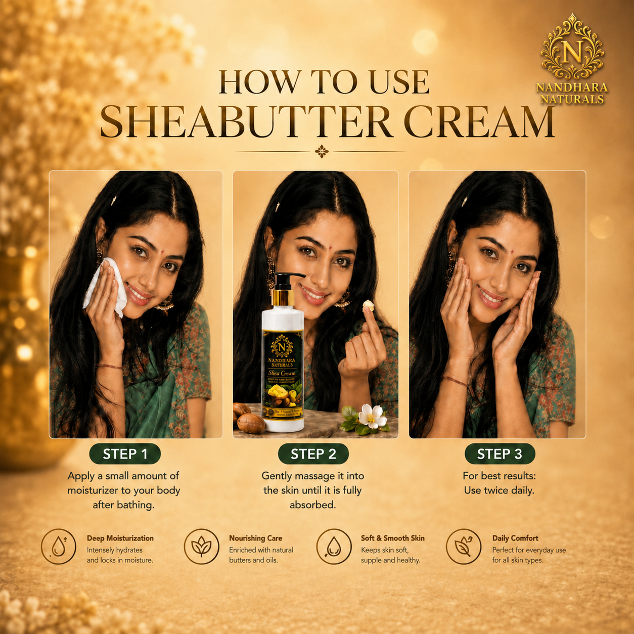 saffron face pack50gm+shea cream 200gm+aloe vera gel 500gm+ kasthurimanjal redsandal face pack combo